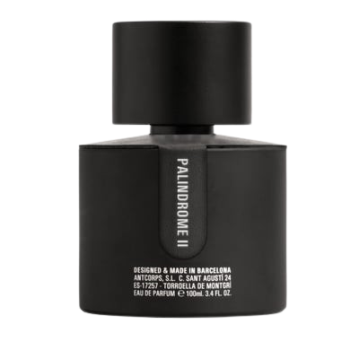 Flacon du parfum Palindrome II – Parfum de niche boisé et résineux