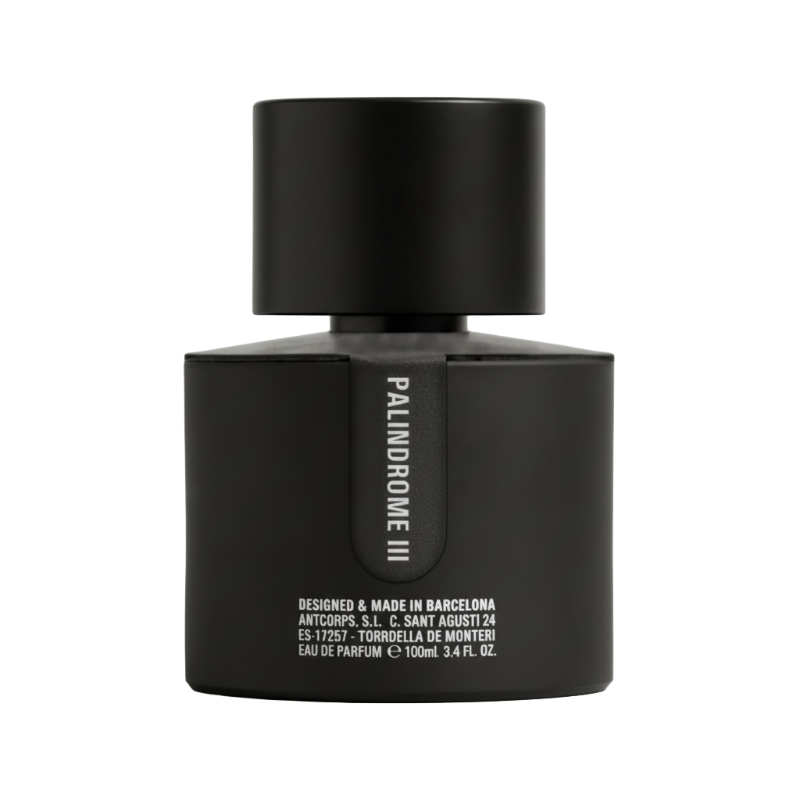 Flacon du parfum Palindrome III – Parfum de niche minéral et apaisant