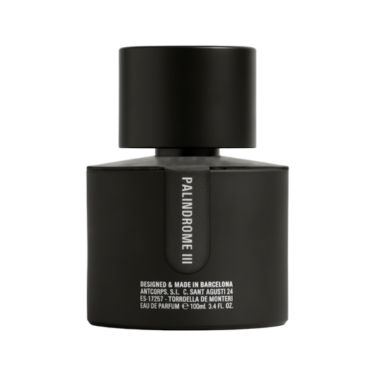 Flacon du parfum Palindrome III – Parfum de niche minéral et apaisant