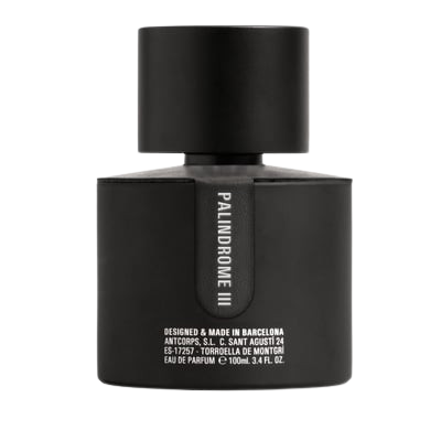 Flacon du parfum Palindrome III – Parfum de niche minéral et apaisant